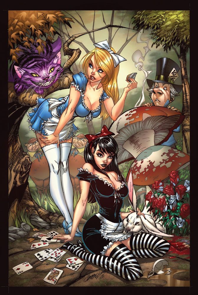 best of Wonderland upskirt Alice illustration