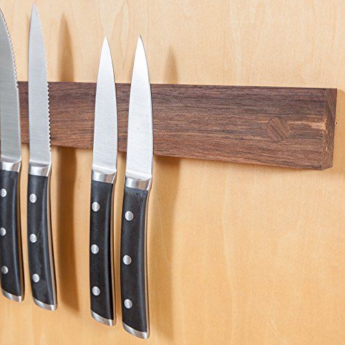 Kitchen knives magnetic strip