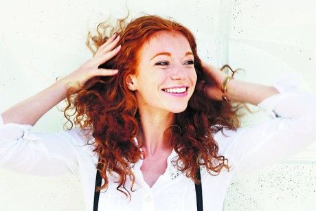 Redhead german actress