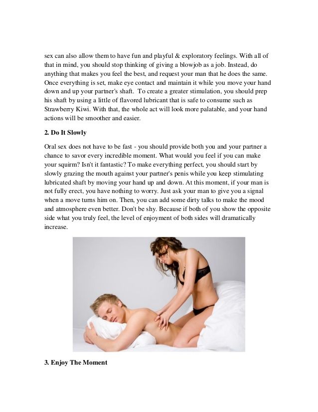 best of Oral him Tips sex for to improve