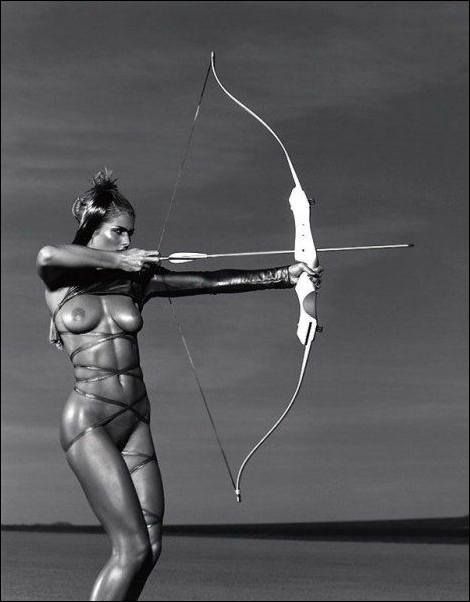 Mooch reccomend Archery girls naked bow and arrow