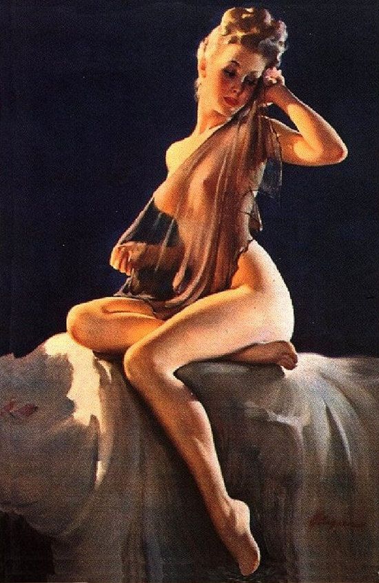 best of Nude 1950 style pinup girl