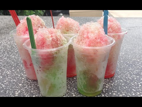 Shaved ice drink