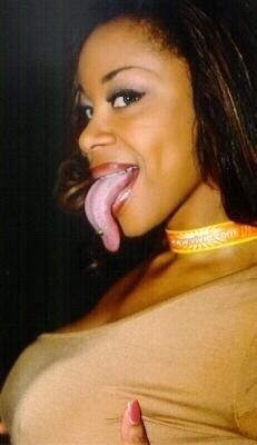 Black Porn Star With Long Tongue