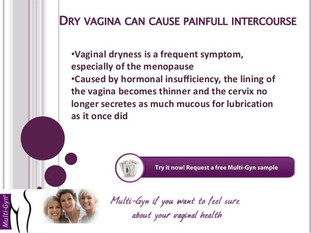 Cause of dry vagina