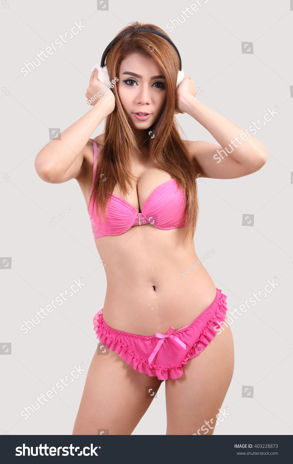 Mr. M. reccomend Asian pink bikini