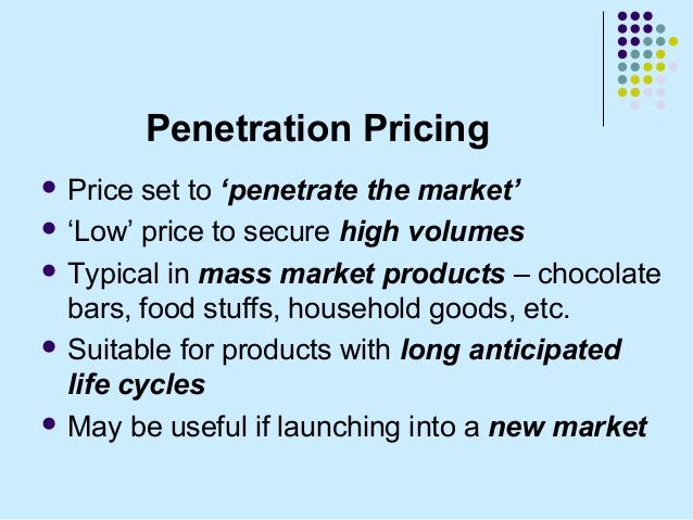 Definition of price penetration