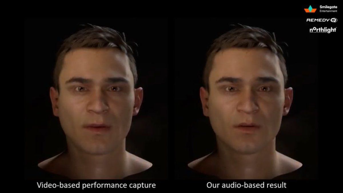 Driven facial animation