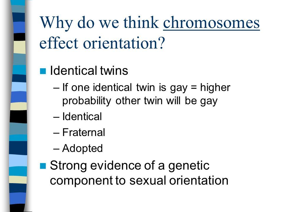 Prawn reccomend Twins and sexual orientation and genes