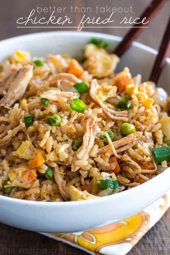 Sierra reccomend Asian chicken and rice recipe