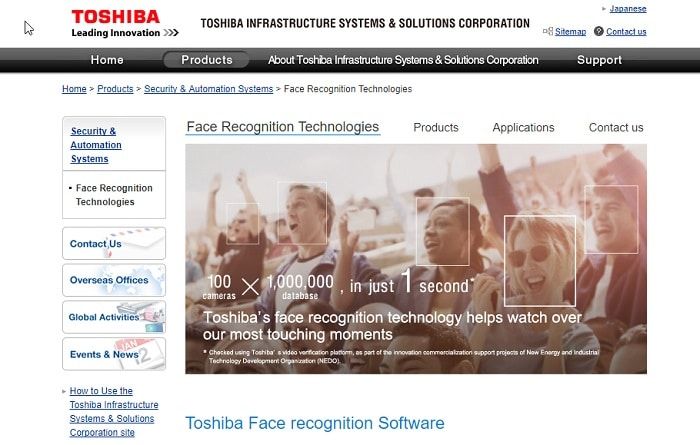 Blitzkrieg reccomend Toshiba facial recognition software