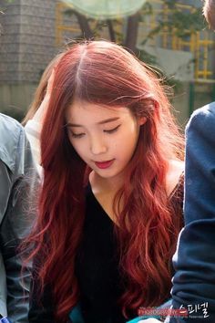 Asian hair color red