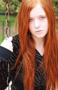 Freaky girl redhead