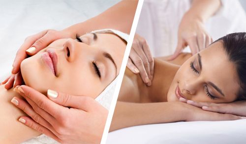 Facial massage package spa