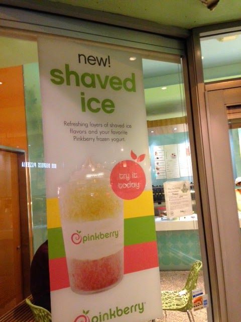 Pinkberry shaved ice