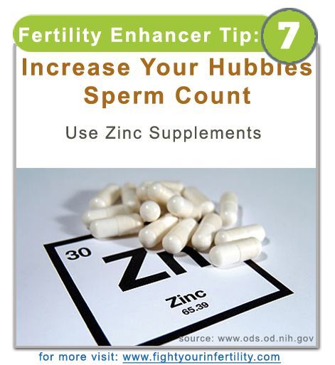 Increase sperm zinc