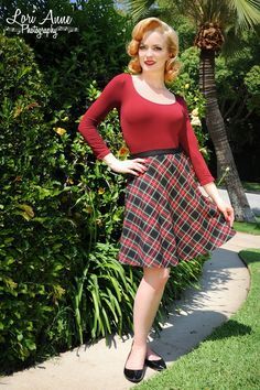 Sunshine reccomend Busty plaid skirt
