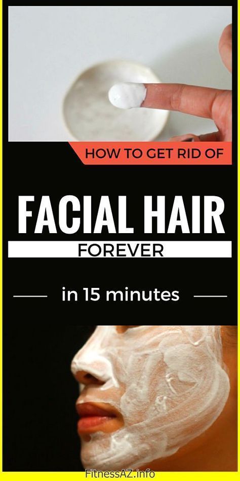 Prescription for removal facial hair