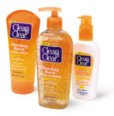 Clean and clear facial products