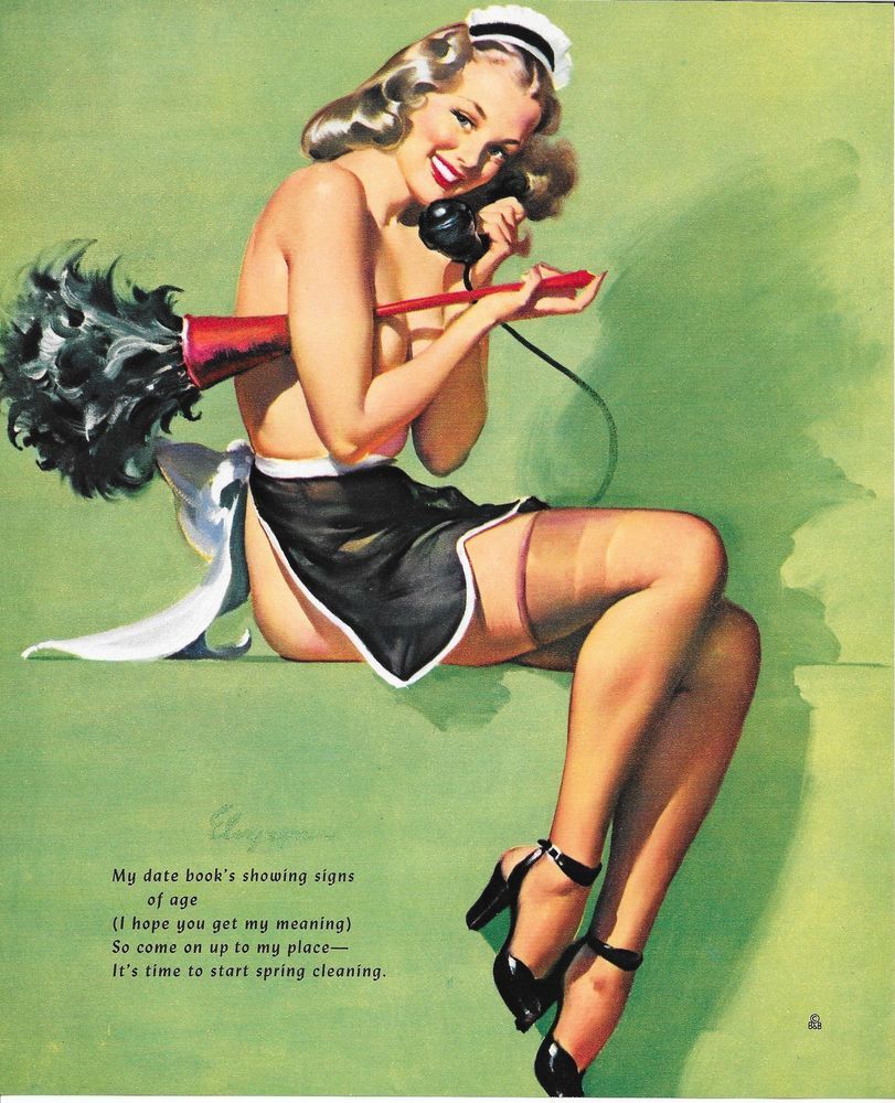 1950 style pinup girl nude
