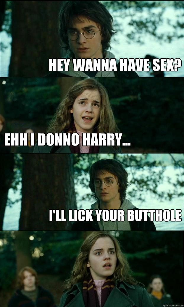 Harry but hole sex