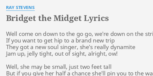 If i owned a midget lyrics