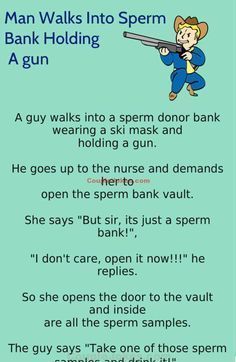 Sperm bank joke