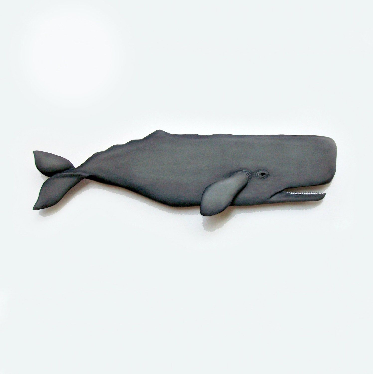 Sperm whale sculpture