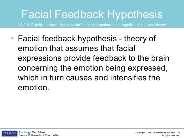 Paloma reccomend The facial feedback theory