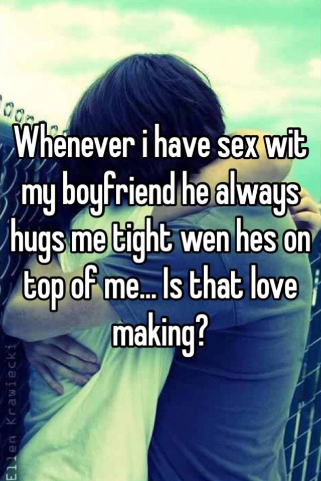 Rosie reccomend Why cant he hold me without wanting to have sex